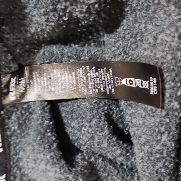 RBX MEN'S  SWEATER GRAY LOGO SPELLED OUT HOODIE HOODED PULLOVER MEDIUM - Picture 9 of 10